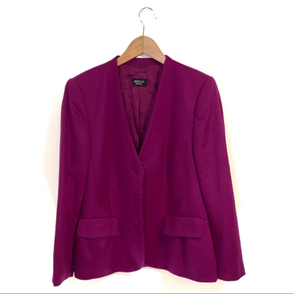Basler Pure Cashmere Purple Blazer